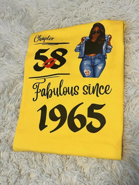 Fabulous since...Birthday Tee