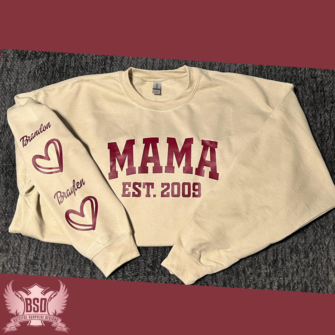 Custom Mama Sweatshirt