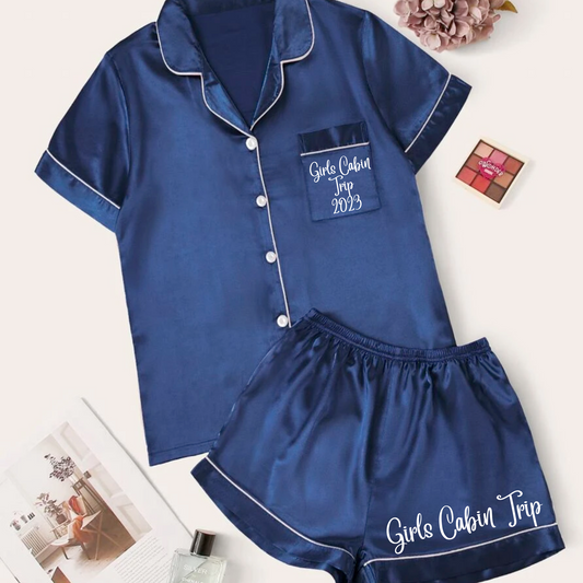 Silk Satin Pajama Set